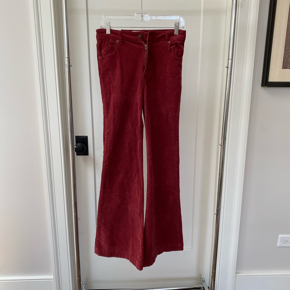 Rolla’s flared red corduroy pants